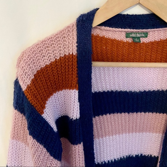 Color Block Knit Cardigan - Picture 2 of 3